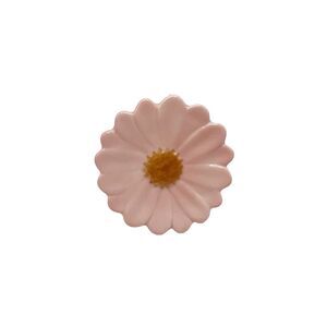 Nora Fleming Gerber Daisy Flower Power Ceramic Hand Painted Pink Charm Floral